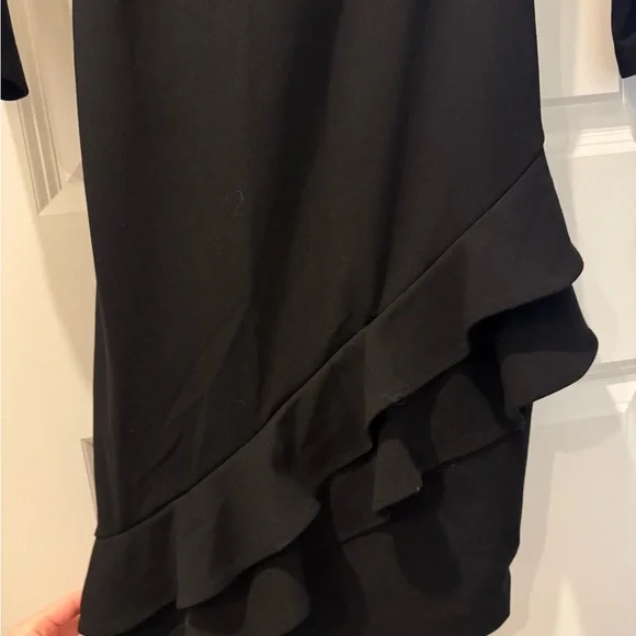 Calvin Klein Black Asymmetrical Dress - Picture 3 of 7
